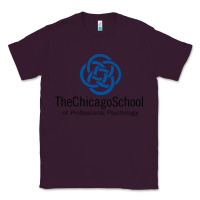 Plum The Chicago School of Professional Psychology Classic Tee - artisFamous