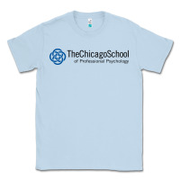 Dusty Blue The Chicago School of Professional Psychology Classic Tee - artisFamous