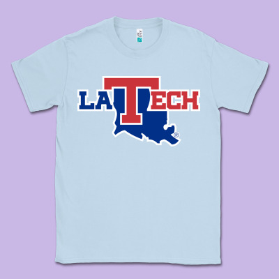 Louisiana Tech Athletics Classic Tee Designed By Artisfamous