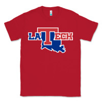 Red louisiana tech athletics Classic Tee - artisFamous