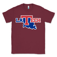 Burgundy louisiana tech athletics Classic Tee - artisFamous
