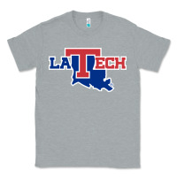 Heather Grey louisiana tech athletics Classic Tee - artisFamous