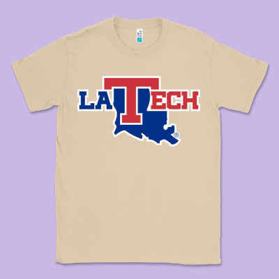 Louisiana Tech Athletics Classic Tee Designed By Artisfamous