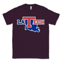 Plum louisiana tech athletics Classic Tee - artisFamous
