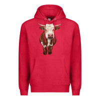 Cardinal hereford cow Premium Hoodie - RanaPortraitStore