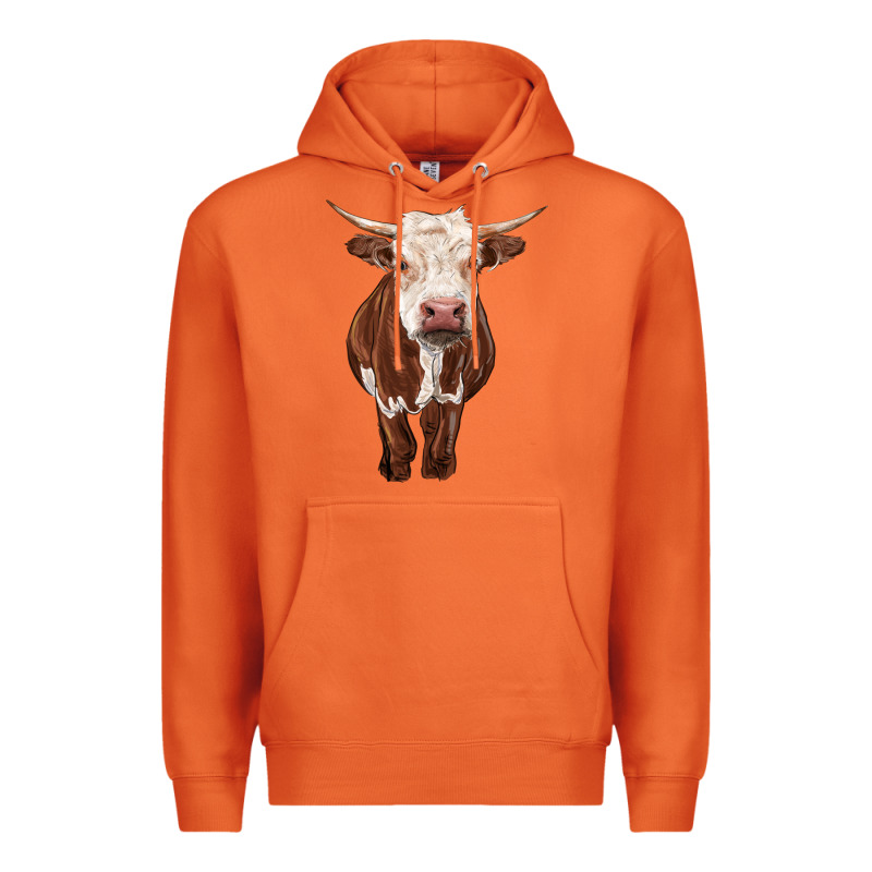 Hereford Cow Premium Hoodie by RanaPortraitStore | Teevron