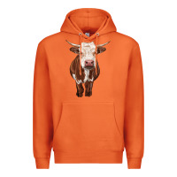 Carrot hereford cow Premium Hoodie - RanaPortraitStore