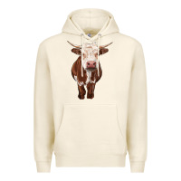 Tofu hereford cow Premium Hoodie - RanaPortraitStore