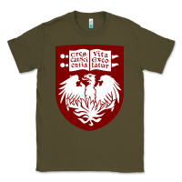 Army Green College of Chicago Classic Tee - artisFamous