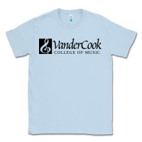 Dusty Blue Vandercook College of Music Classic Tee - artisFamous