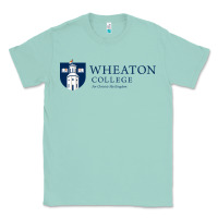Seafoam Wheaton College (Illinois) Classic Tee - artisFamous