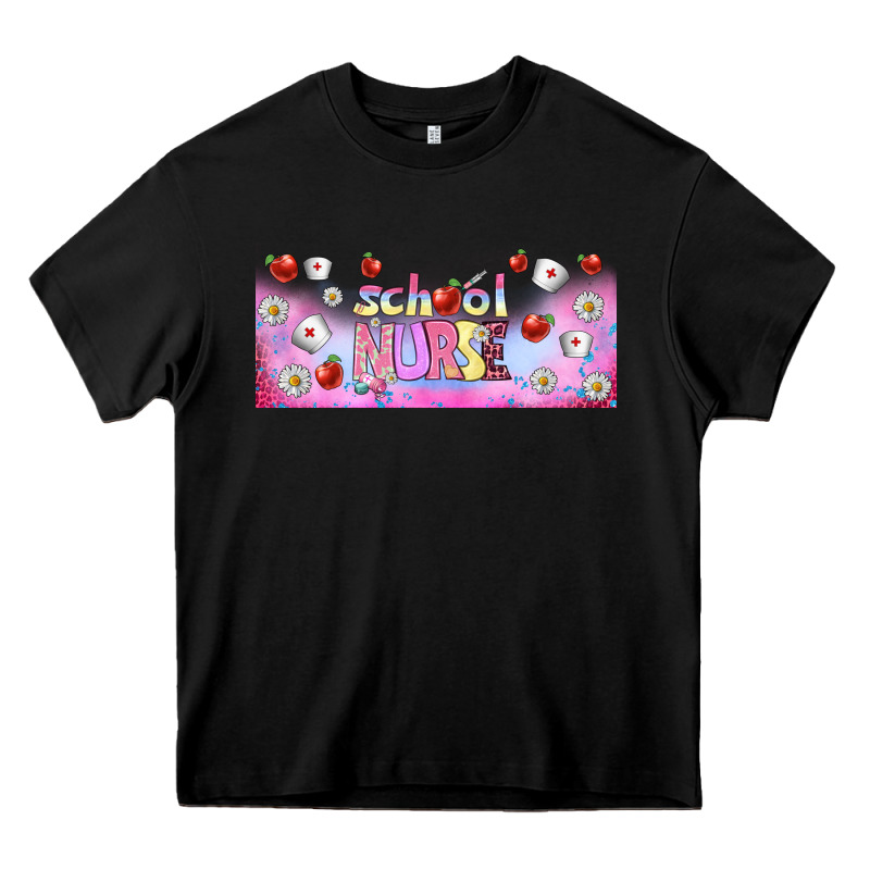 School Nurse Libbey Glass Heavy Core Tee by BundleAndBundleShop | Teevron
