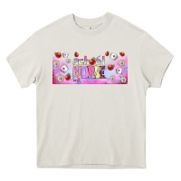 Cream school nurse libbey glass Heavy Core Tee - BundleAndBundleShop
