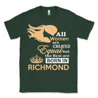 Sports Green women are born in richmond Classic Tee - artisFamous