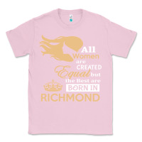 Bubblegum Pink women are born in richmond Classic Tee - artisFamous
