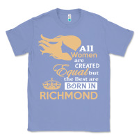 Colony Blue women are born in richmond Classic Tee - artisFamous