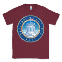 Burgundy gettysburg college Classic Tee - artisFamous