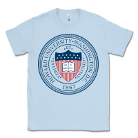 Dusty Blue howard university Classic Tee - artisFamous