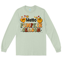 Matcha hello pumpkin season Long Sleeve Tee - BarkalooDesign