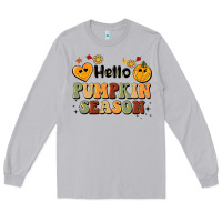 Moon Dust hello pumpkin season Long Sleeve Tee - BarkalooDesign