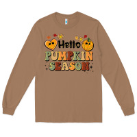 Toasted Coconut hello pumpkin season Long Sleeve Tee - BarkalooDesign