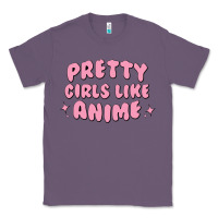 Lavender Pretty Girls Like Anime Classic Tee - artisFamous