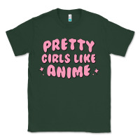 Sports Green Pretty Girls Like Anime Classic Tee - artisFamous