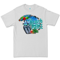 Dove Grey beach please Premium Tee - CowhideDigitalArt