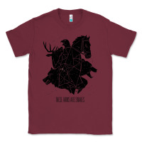 Burgundy these arms are snakes Classic Tee - artisFamous