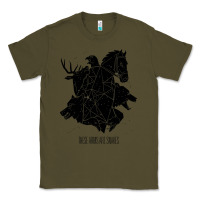 Army Green these arms are snakes Classic Tee - artisFamous