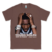 Chestnut Rest in Peace Young Dolph Classic Tee - artisFamous