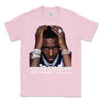 Bubblegum Pink Rest in Peace Young Dolph Classic Tee - artisFamous