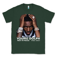 Sports Green Rest in Peace Young Dolph Classic Tee - artisFamous