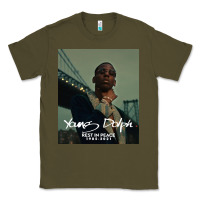 Army Green Rest in Peace Young Dolph Classic Tee - artisFamous