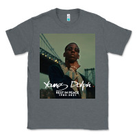 Charcoal Heather Rest in Peace Young Dolph Classic Tee - artisFamous