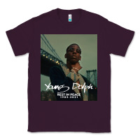 Plum Rest in Peace Young Dolph Classic Tee - artisFamous