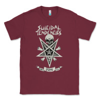 Burgundy suicidal tendencies Classic Tee - artisFamous