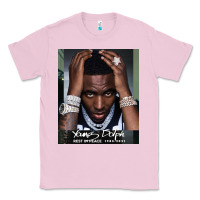 Bubblegum Pink Rest in Peace Young Dolph Classic Tee - artisFamous