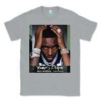 Heather Grey Rest in Peace Young Dolph Classic Tee - artisFamous