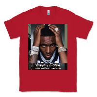 Red Rest in Peace Young Dolph Classic Tee - artisFamous