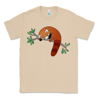 Mushroom red panda sleeping Classic Tee - artisFamous