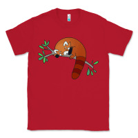 Red red panda sleeping Classic Tee - artisFamous