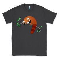 Smoke red panda sleeping Classic Tee - artisFamous