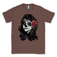 Chestnut sugar skull lady Classic Tee - artisFamous