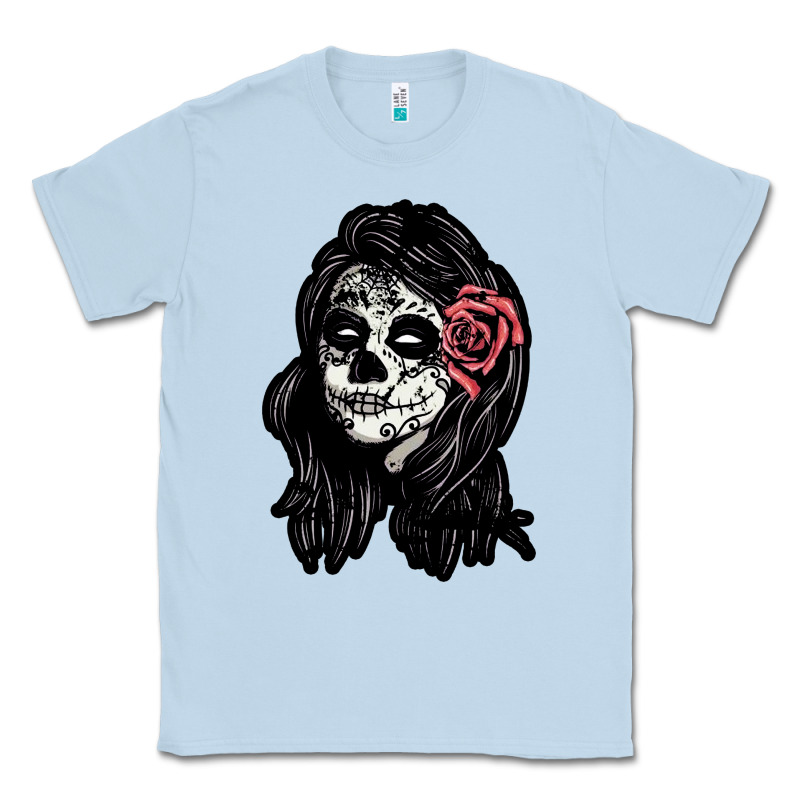 Sugar Skull Lady Classic Tee by artisFamous | Teevron