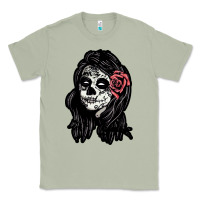 Matcha sugar skull lady Classic Tee - artisFamous