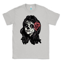 Moon Dust sugar skull lady Classic Tee - artisFamous