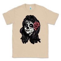 Mushroom sugar skull lady Classic Tee - artisFamous