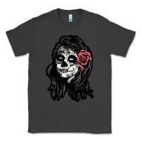 Smoke sugar skull lady Classic Tee - artisFamous