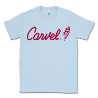 Dusty Blue Carvel (Ice Cream) Cafe Classic Tee - artisFamous